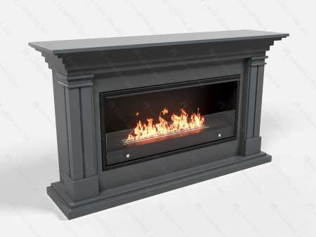 Биокамин Lux Fire с порталом Ромео 42, графит по цене 124 306 руб.