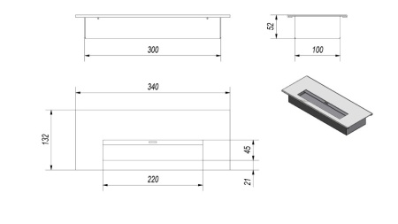 Биокамин Kratki ROMEO, TUV по цене &euro;491