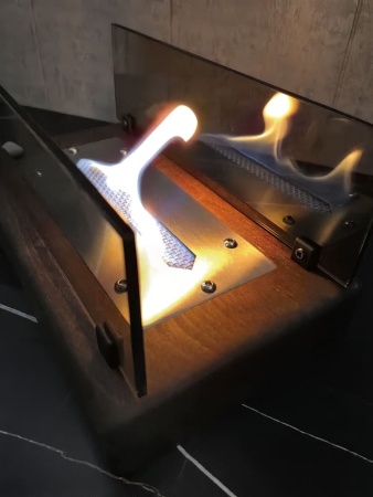 Биокамин "Русский огонь" Heaven Dark Oak настольный по цене 28 000 руб.