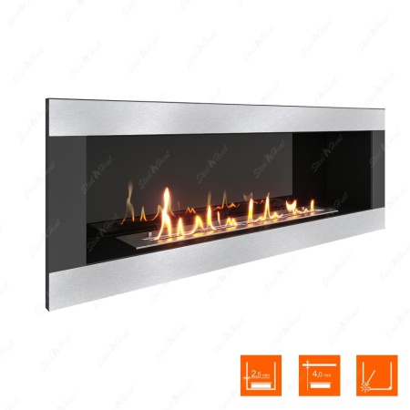 Биокамин SteelHeat ONE-H 1100 стемалит по цене 51 030 руб.