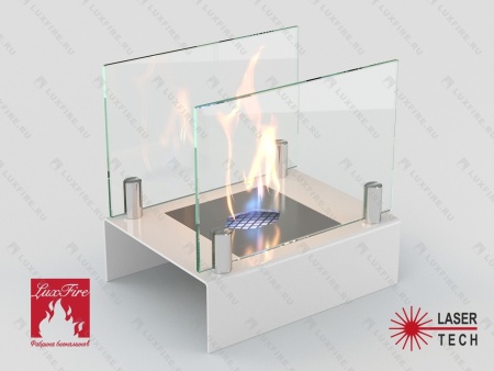 Настольный биокамин Lux Fire "Арлекино" S (белый) по цене 8 833 руб.