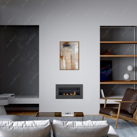 Биокамин SteelHeat ONE 800 стекло + стемалит по цене 40 800 руб.