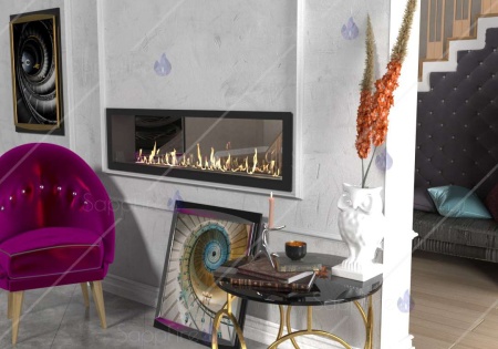 Встраиваемый сквозной очаг 800 SappFire по цене 45 970 руб.