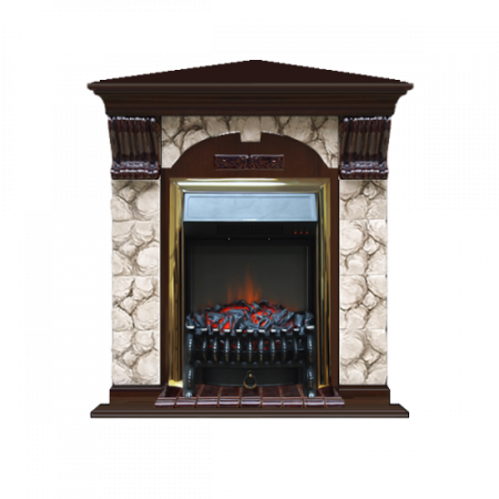 Арочный Карелия угловой (дуб)+Fobos Brass