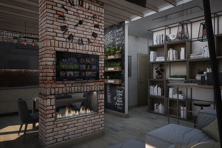 Встроенный биокамин Lux Fire Сквозной 730 S по цене 48 400 руб.