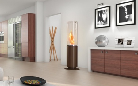 Напольный биокамин Spartherm Ebios-Fire Tower по цене 354 000 руб.