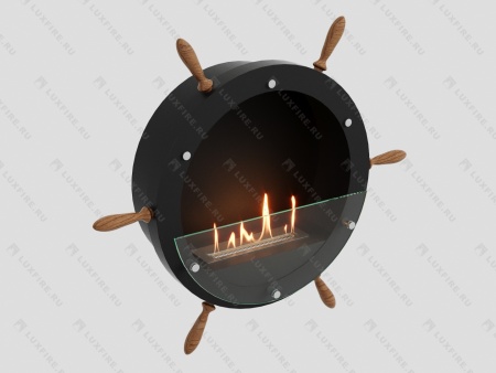 Настенный биокамин Lux Fire "Капитан 500 Н" XS (черный) по цене 49 390 руб.