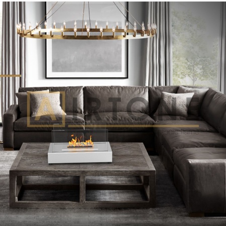 Биокамин настольный Airtone – Glaber Silver по цене 9 000 руб.