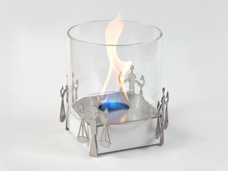 Настольный биокамин Lux Fire Зодиак "Весы" Белый по цене 15 000 руб.