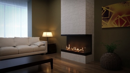 Торцевой биокамин Lux Fire Фронтальный 500 M по цене 55 990 руб.